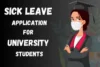 How to write an Effective Sick Leave Application for University | A Guide for Students - Post Thumbnail