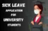How to write an Effective Sick Leave Application for University | A Guide for Students